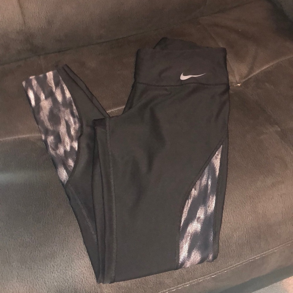 Nike Dri Fit Black and Gray full length pant